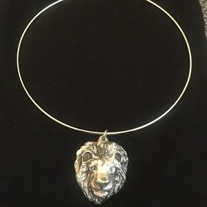 ❗️SOLD❗️Metzke Pewter Lion Pendant from 1974